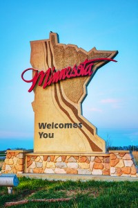 Minnesota welcomes you sign